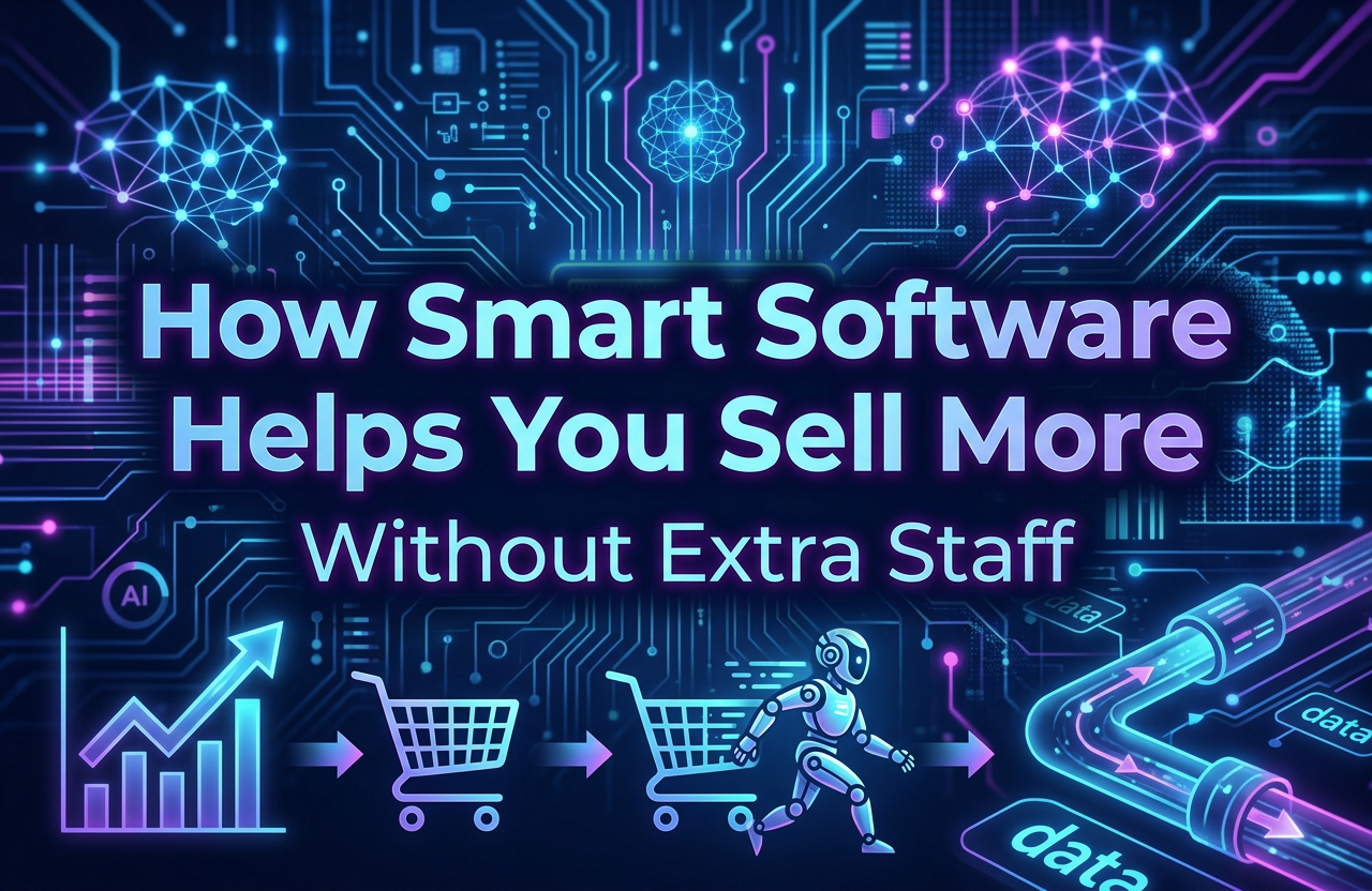 How Smart Software Helps You Sell More Without Extra Staff